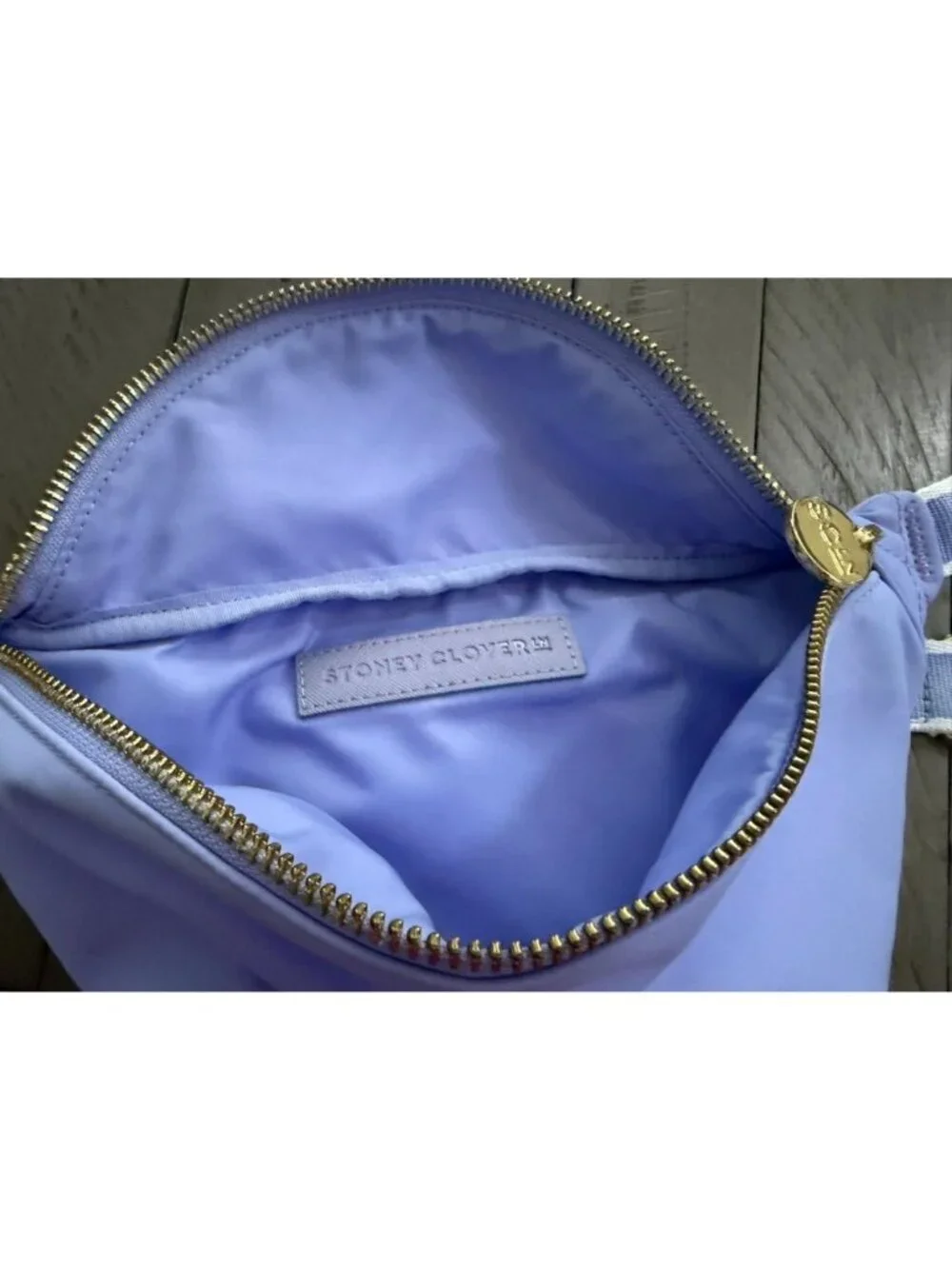 Stoney Clover Lane Classic Fanny Pack Periwinkle Longer Strap